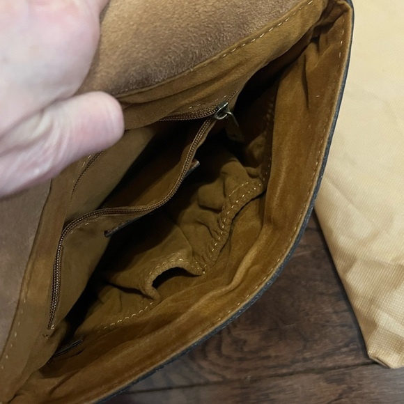 Patricia Nash Tan Leather Crossbody Bag - Picture 5 of 7